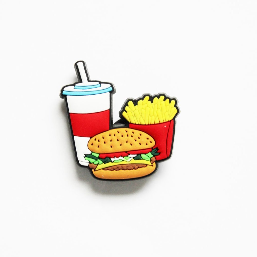Fast Food Croc Charm